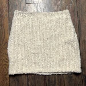 alice +olivia cream skirt, Size 10
